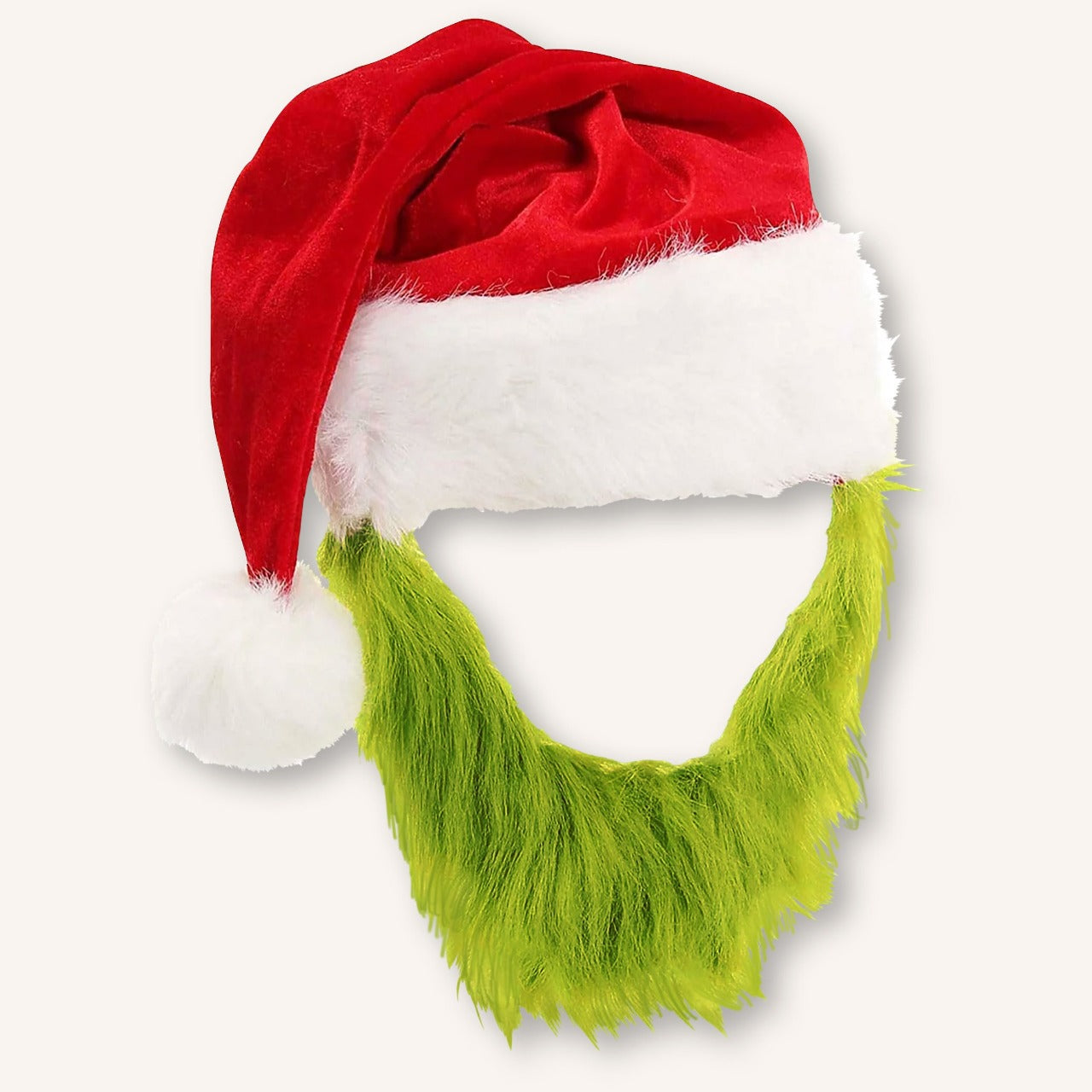 Gorro com Barba do Grinch