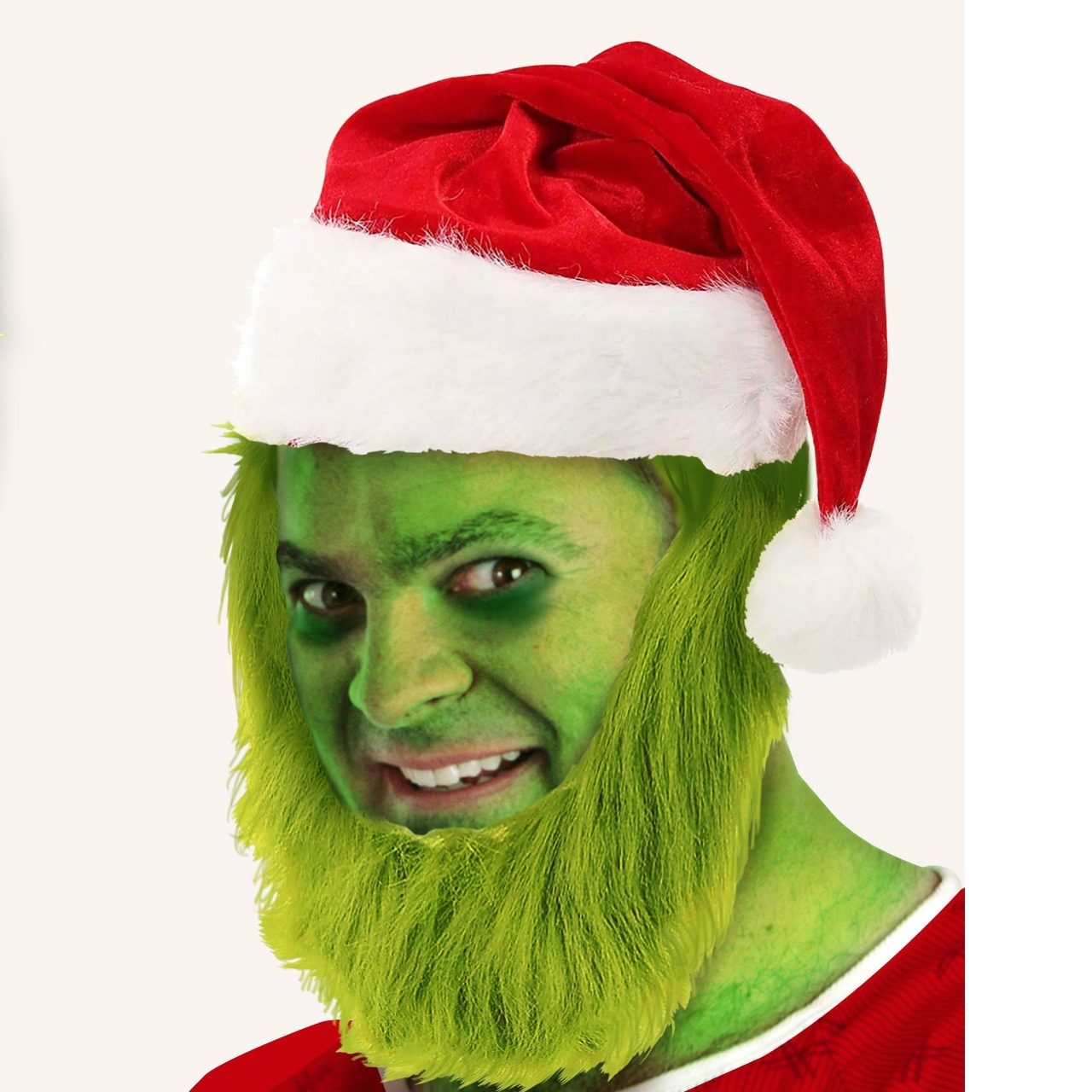Gorro com Barba do Grinch
