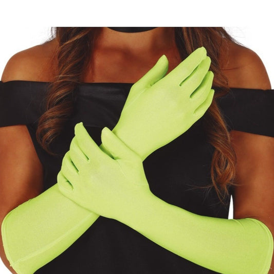 Luvas Compridas Verde Claro