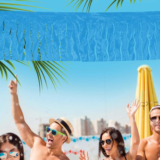 Grinalda de Franjas Azul