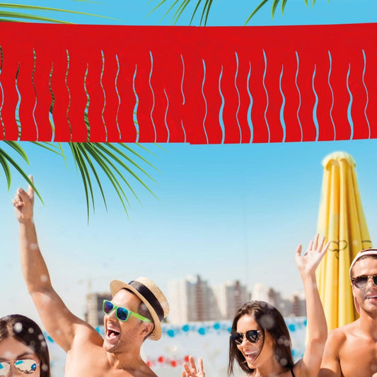 Grinalda de Franjas Vermelhas