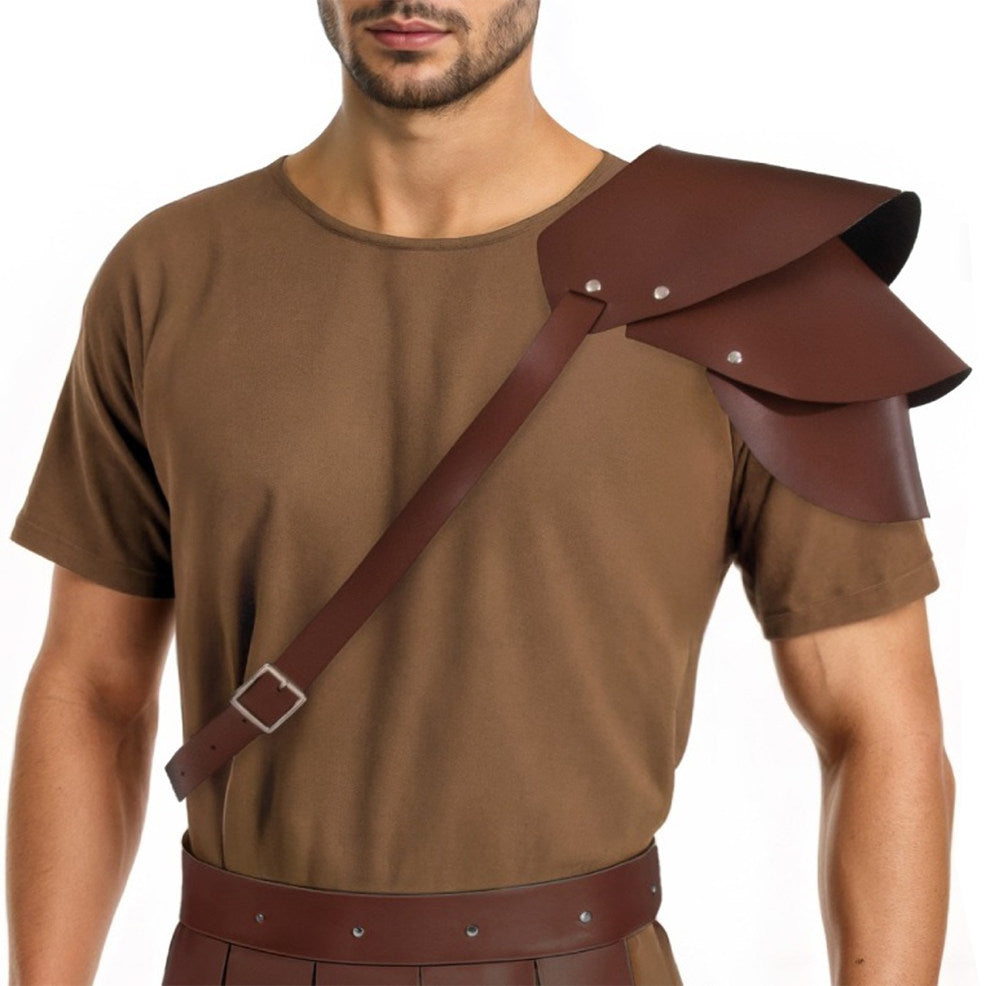 Ombreira de Gladiador Romano Castanha