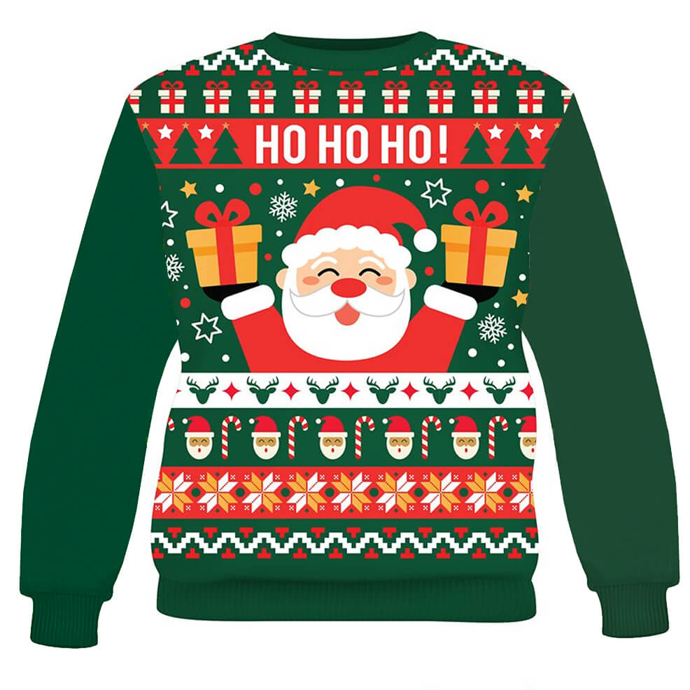 Sweater de Natal de Pai Natal para grupo