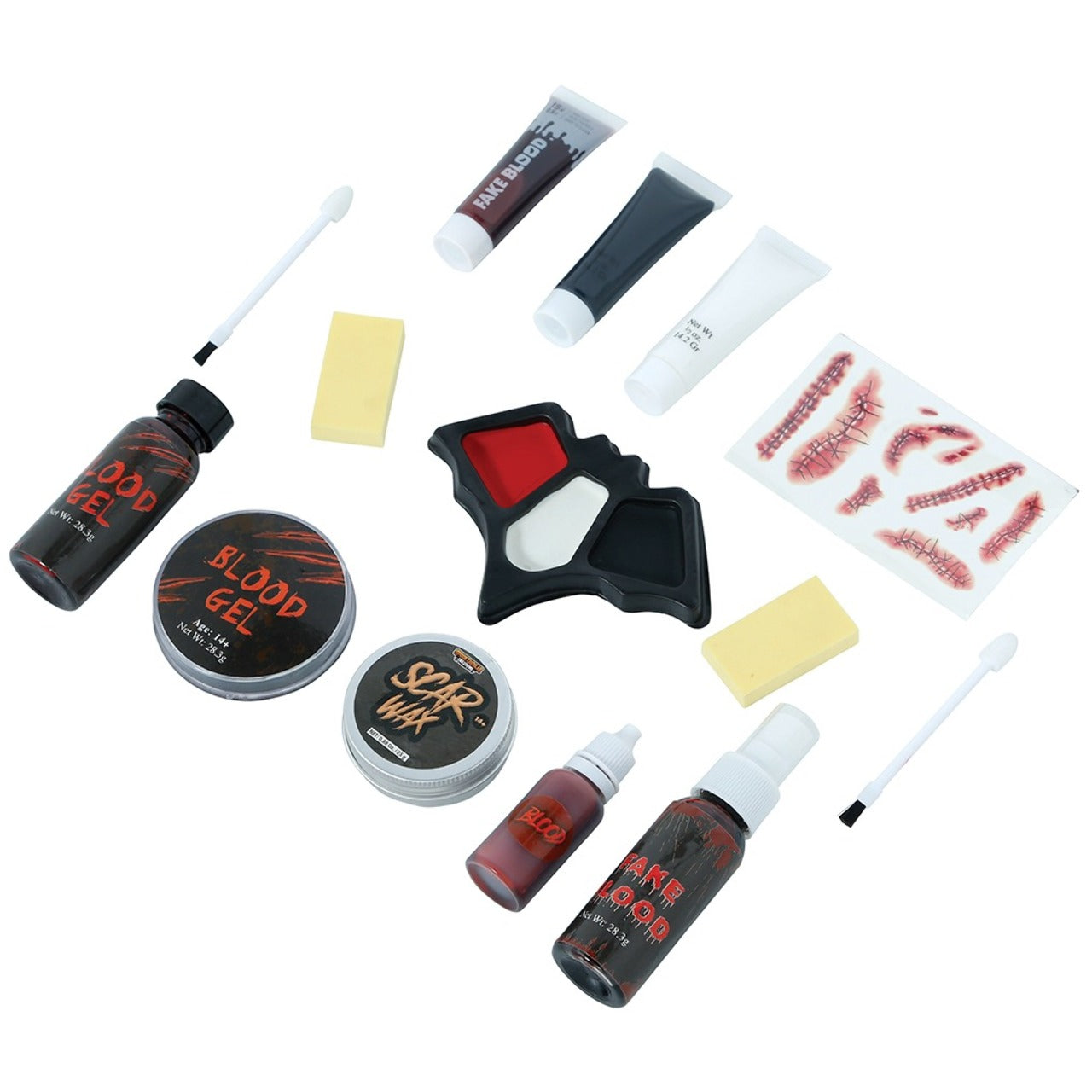 Kit Maquilhagem de Zombie Sinistro