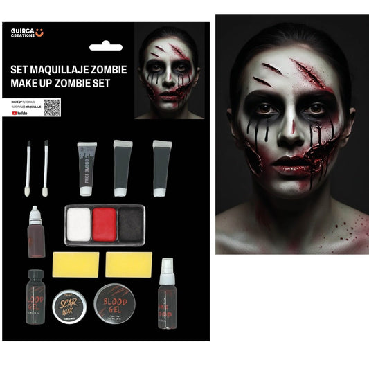 Kit Maquilhagem de Zombie Sinistro