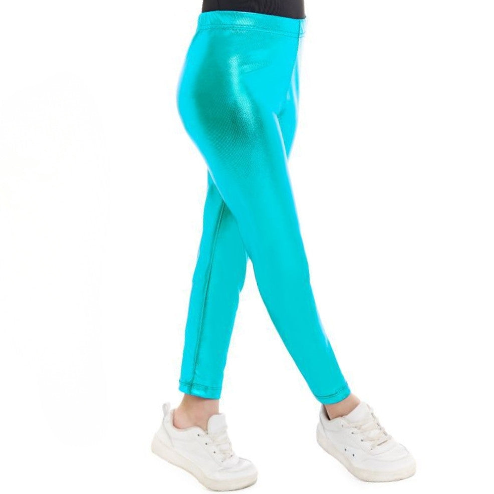 Leggings Azul Claro Metalizado infantil
Calças justas Azul Claro Metalizado infantil