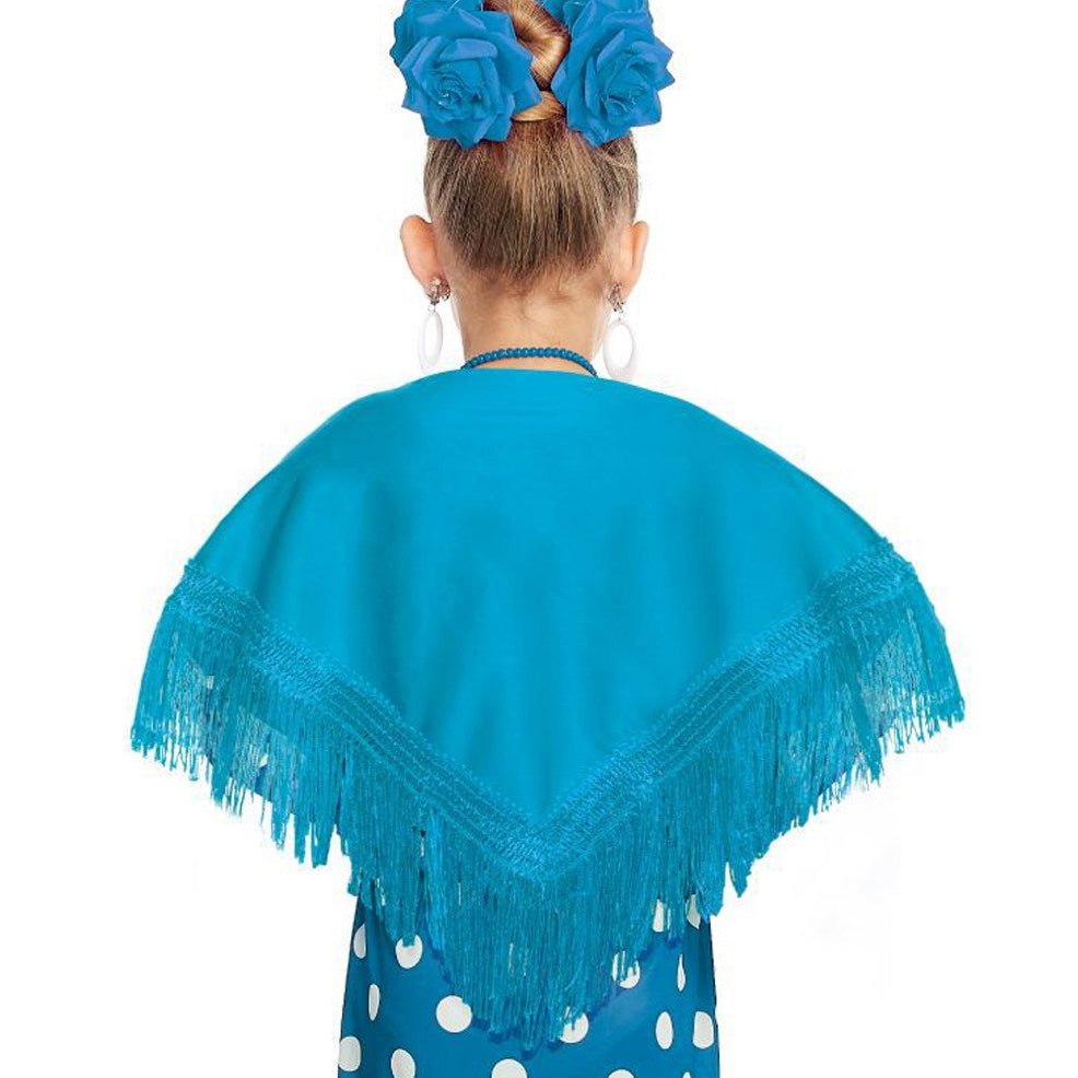 Xale Infantil Azul Claro
