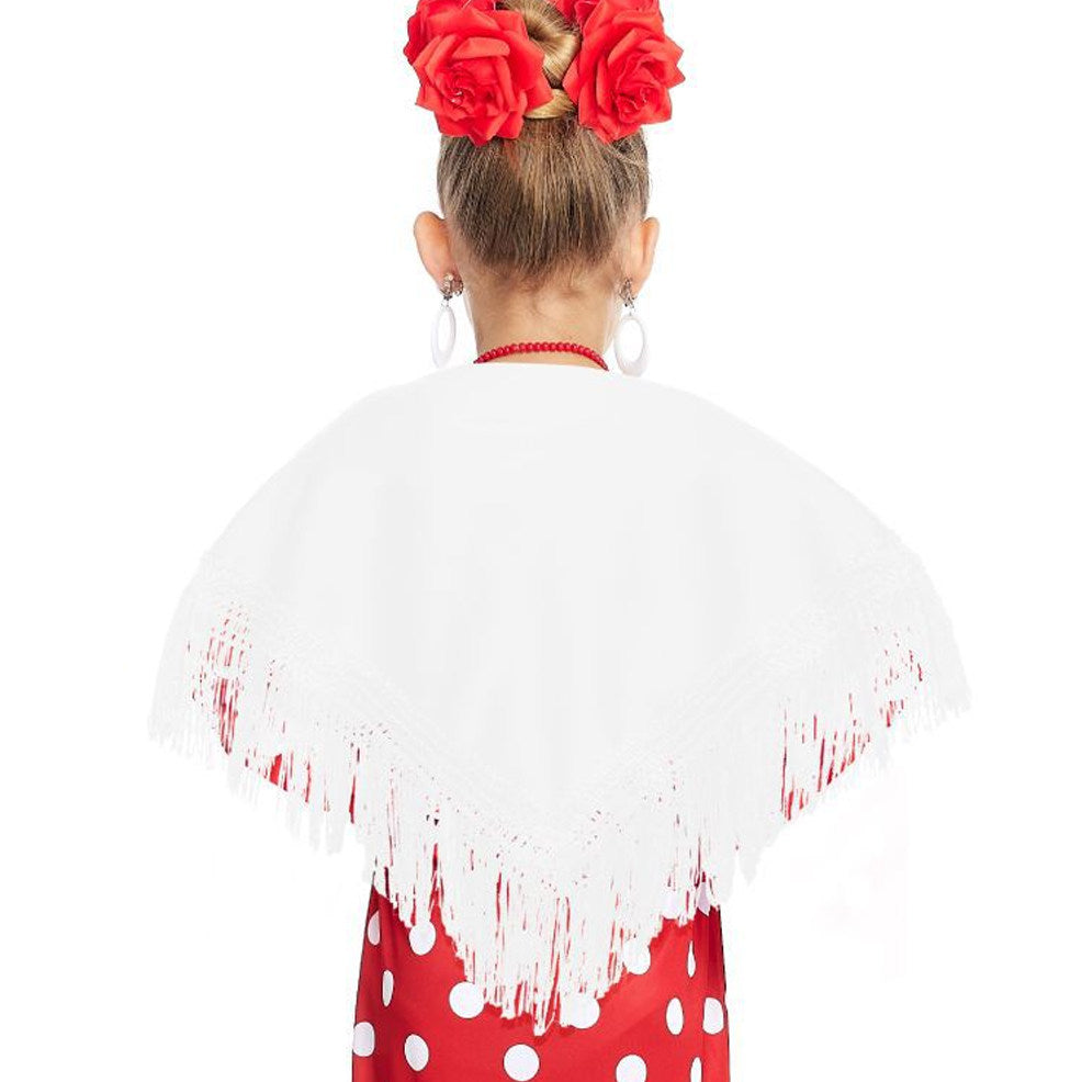 Xale infantil branco