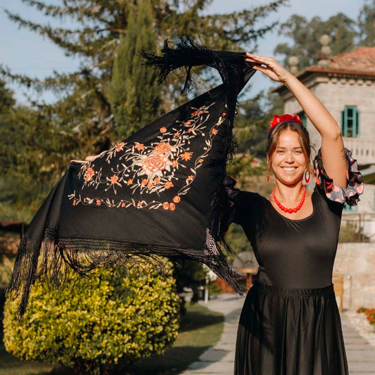 Mantón flamenca