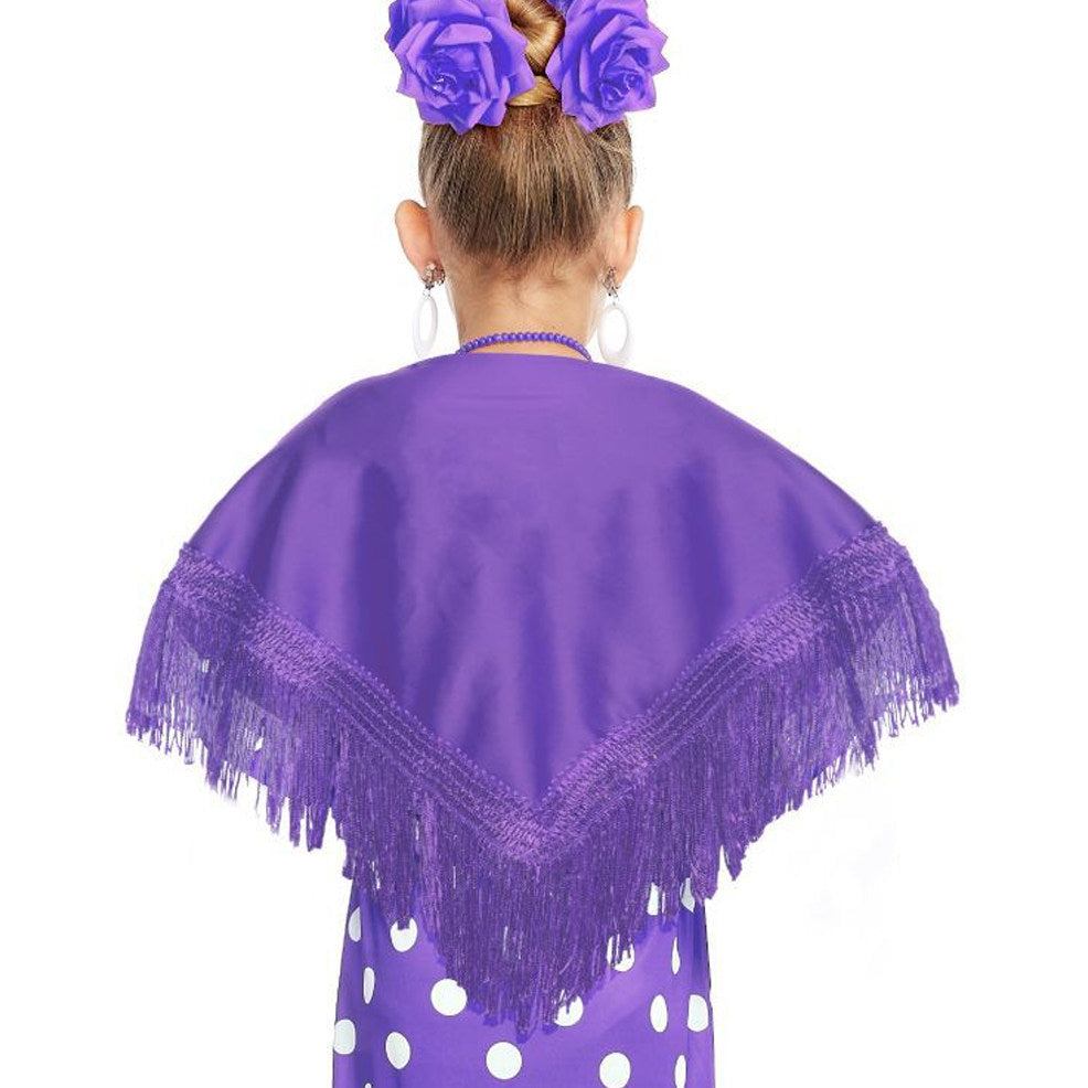 Xale infantil lilás