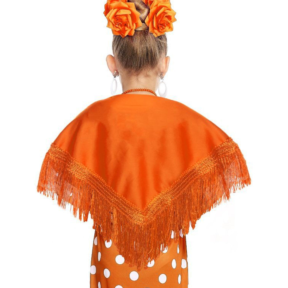 Xale infantil laranja