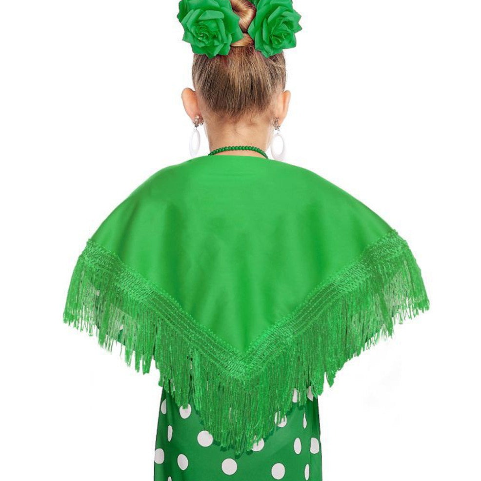 Xale infantil verde