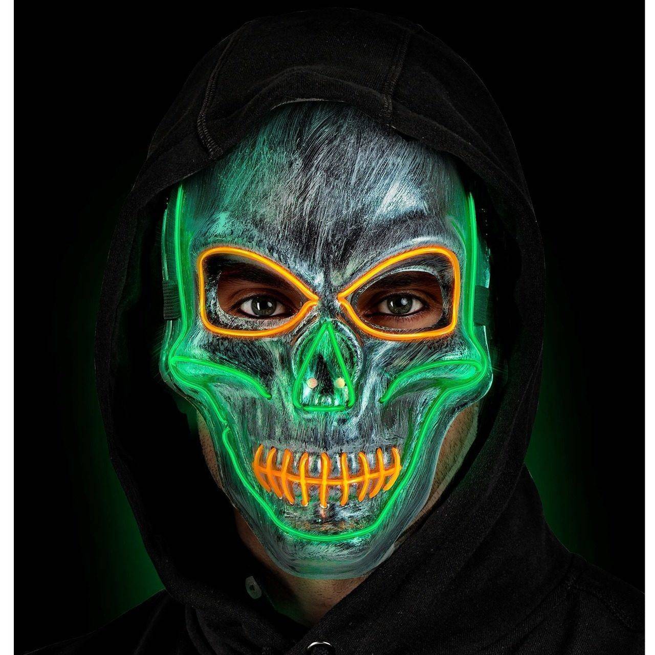 Máscara de Caveira Led