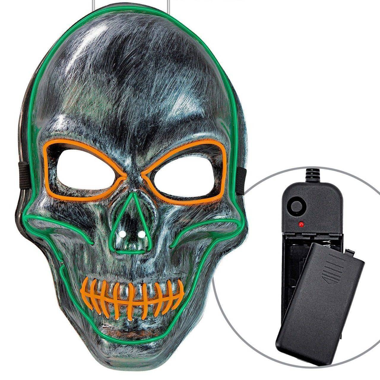 Máscara de Caveira Led