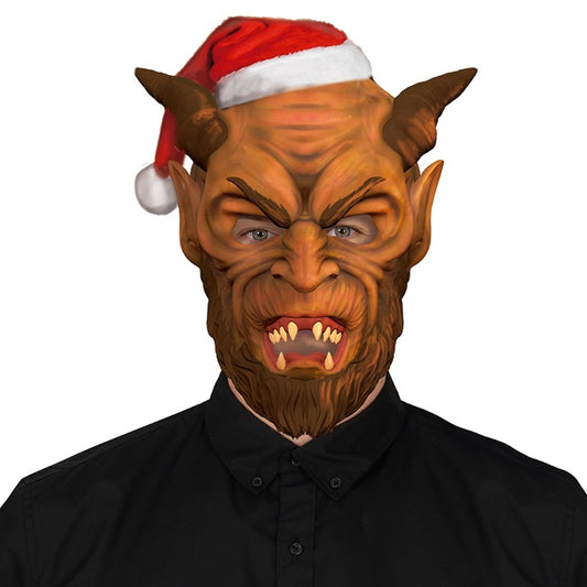 Máscara Demónio Krampus Eco de Látex