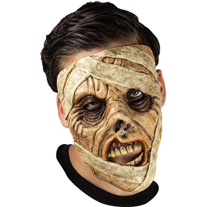 Máscara de Látex Múmia Zombie Bandagens