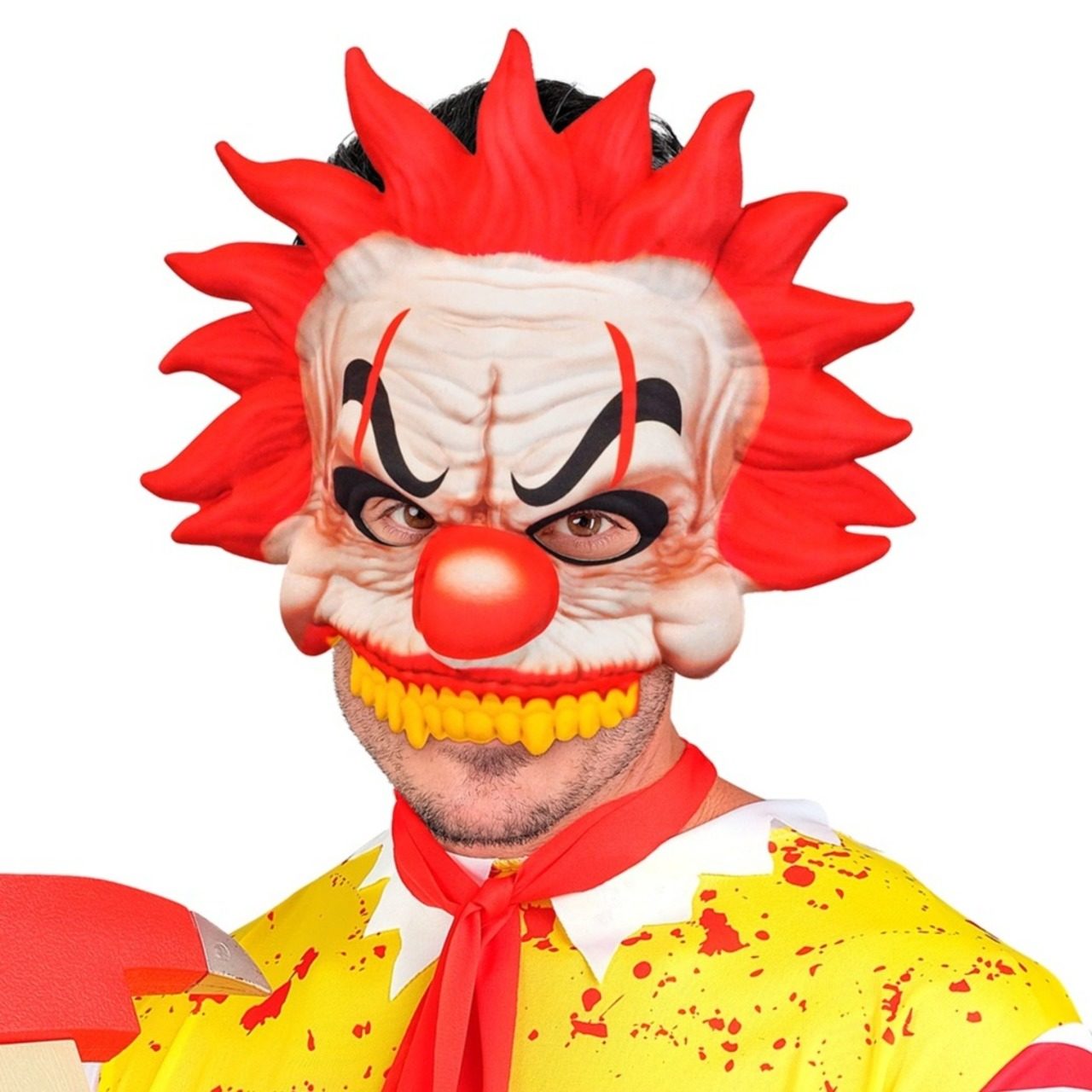 Meia Máscara de Palhaço McDonald.