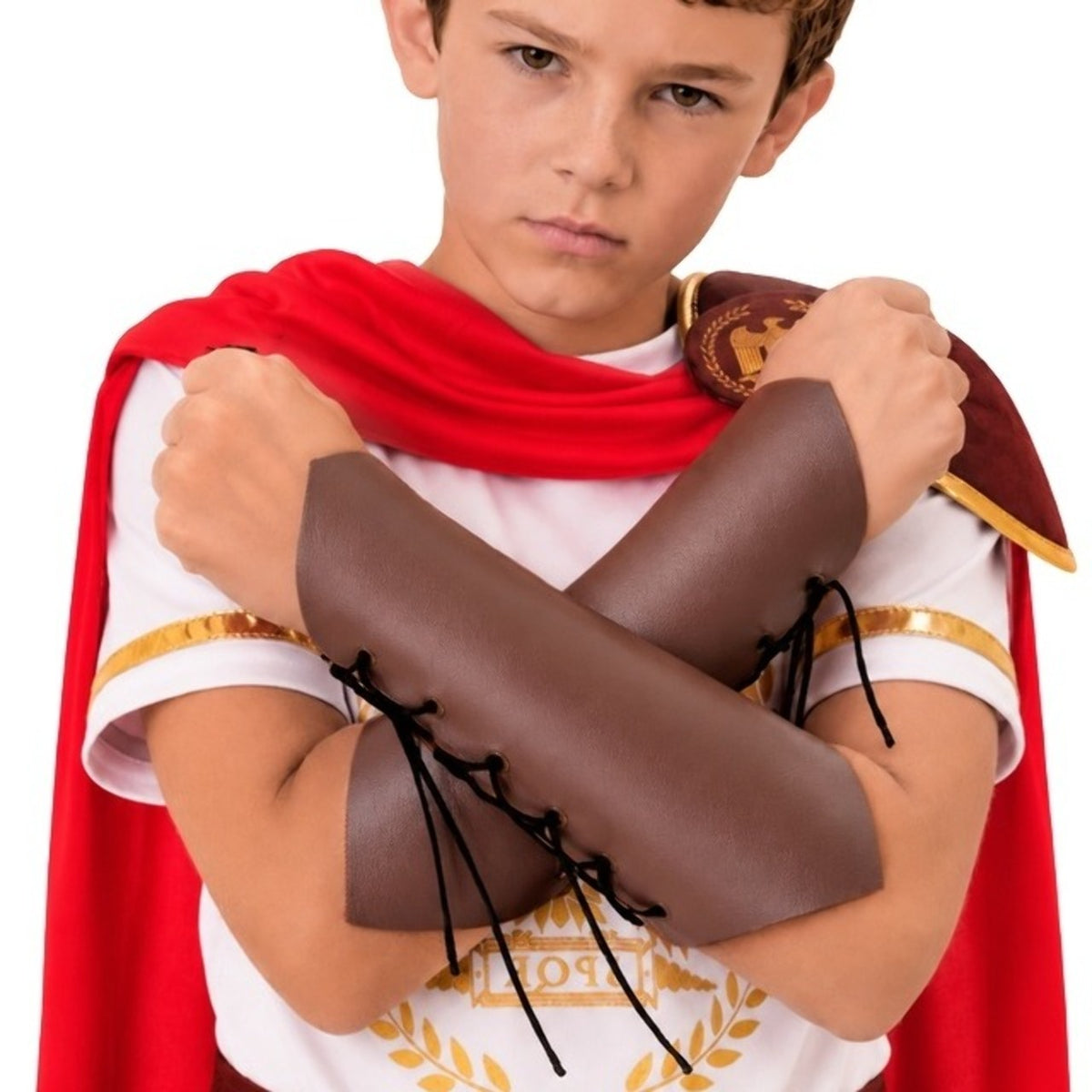 Pulseiras de pulso castanhas Gladiador infantil