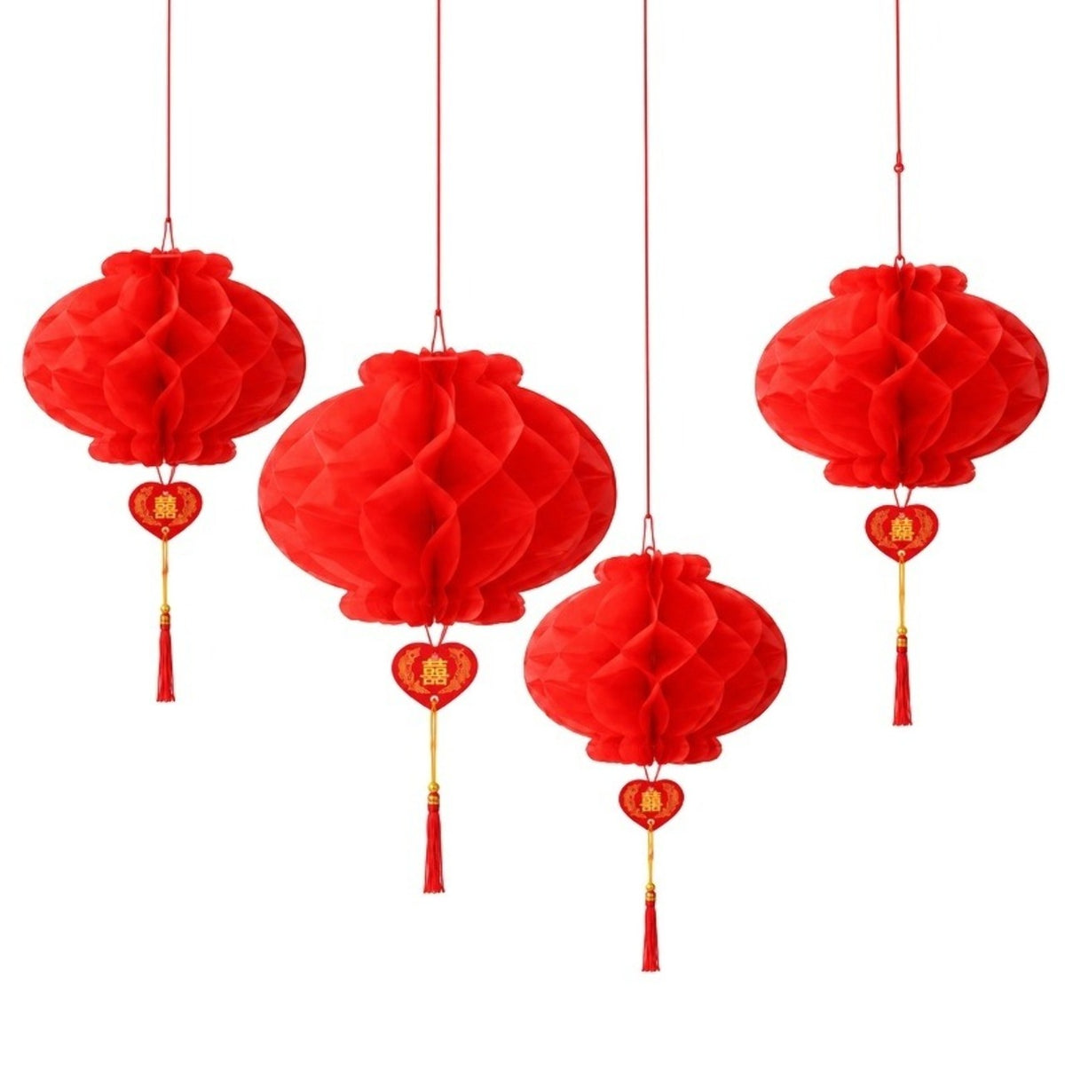 Pack de 10 Lanternas Chinesas de Papel