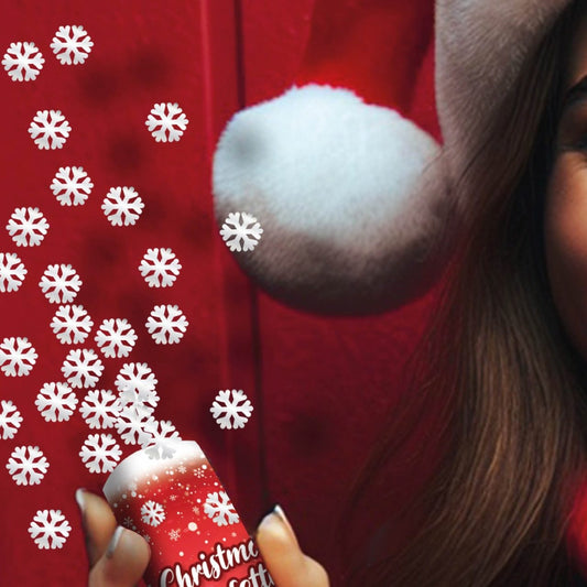 Pack 3 Canhões Confetti Flocos de Natal