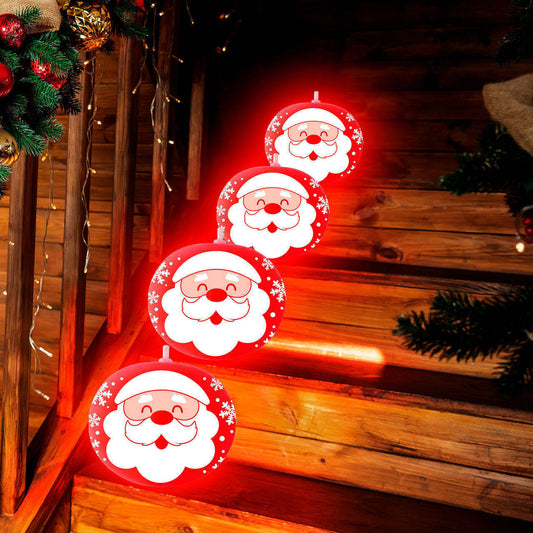 Pack de 5 Balões de látex Pai Natal