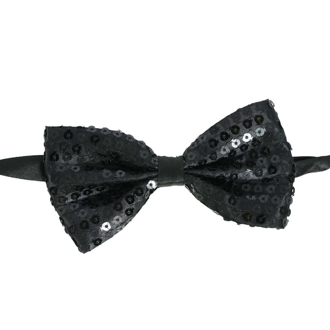 Laço Papillon Preto com Brilhantes