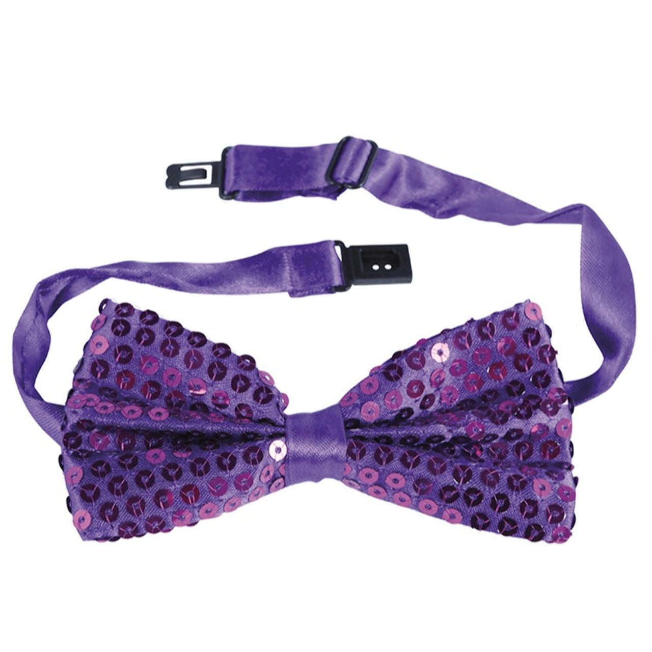 Laço Papillon Violeta com Brilhantes