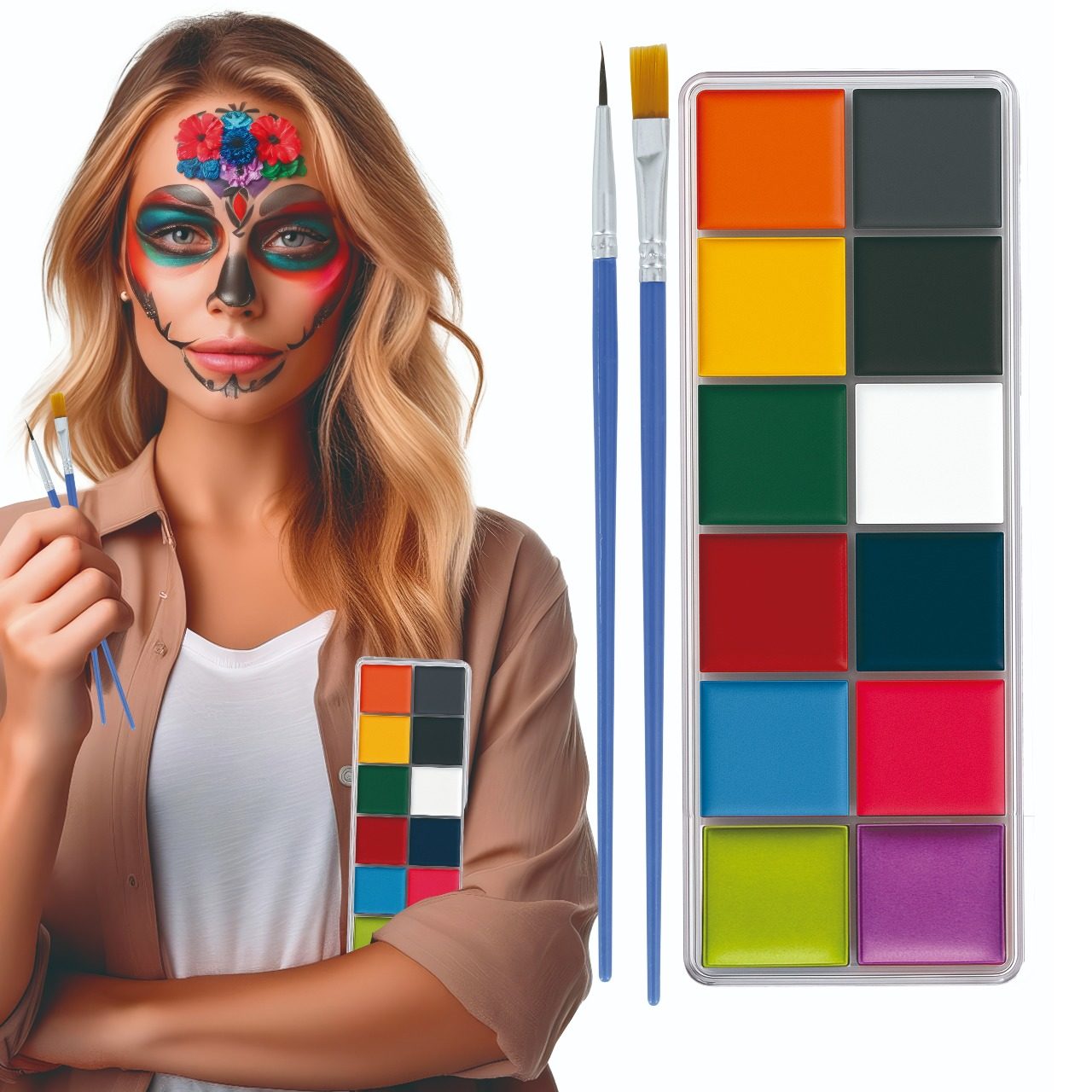 Paleta de Maquilhagem 12 Cores