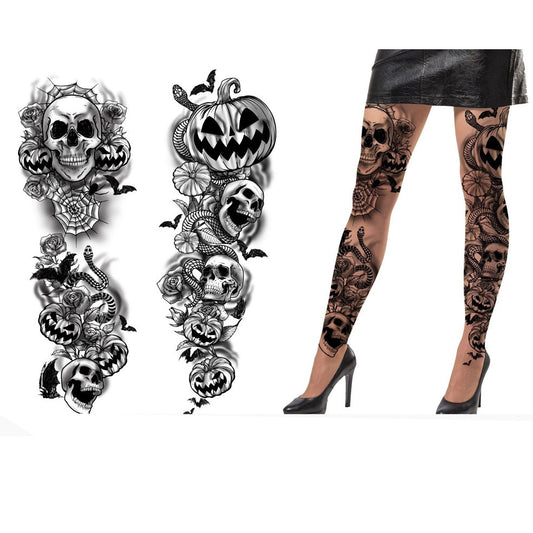 Collant com Tatuagens Sinistras