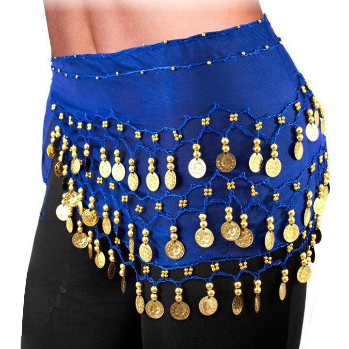Cinto Azul de Moedas Zingara