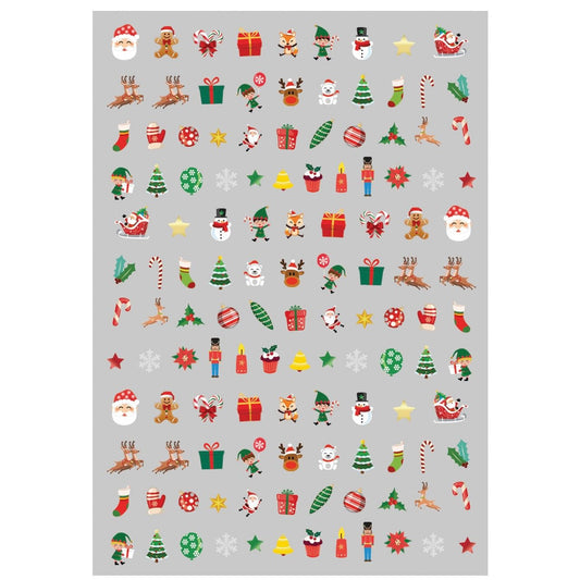 Autocolantes para Unhas de Natal