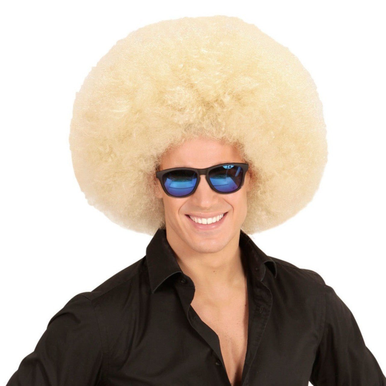 Peruca Afro Loira Super