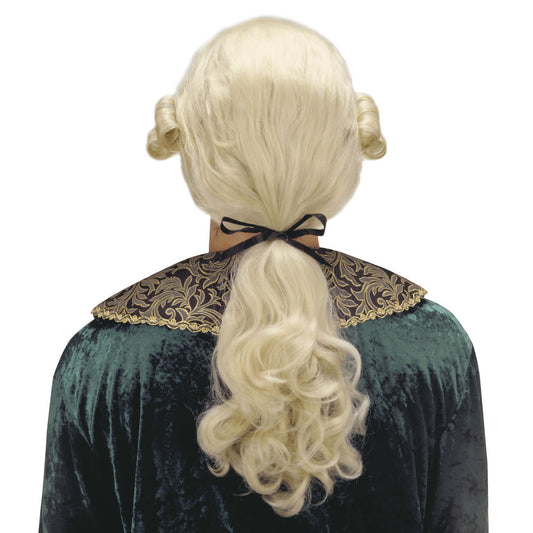 Peruca Barroca Louro de Duque