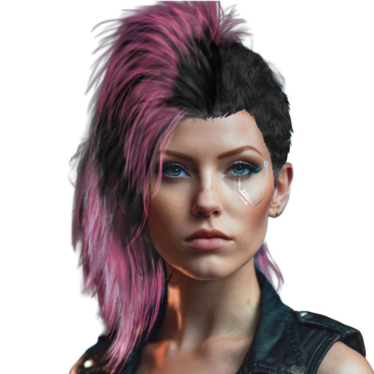 Peruca Ciberpunk Judy