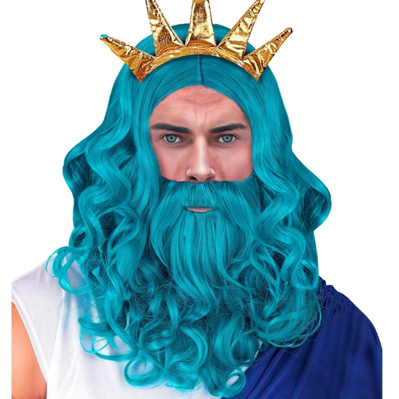 Peruca de Deus Grego Poseidon