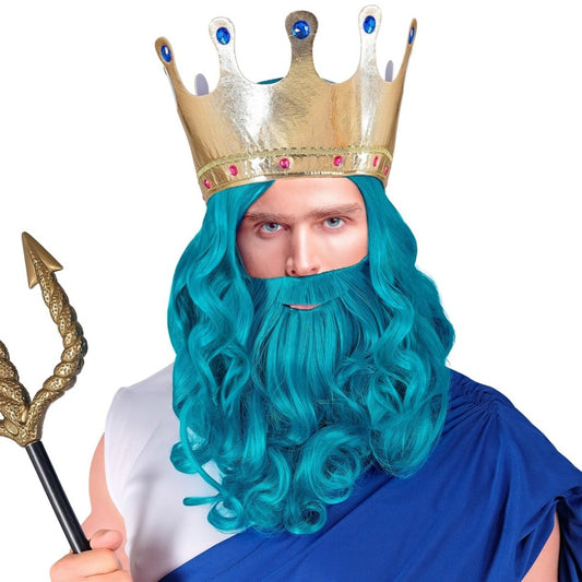 Peruca de Deus Grego Poseidon