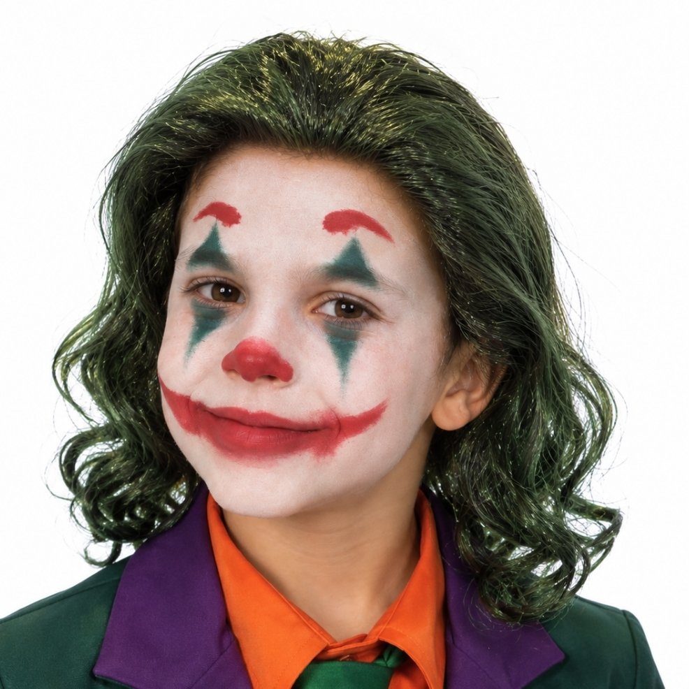 Peruca de Joker infantil