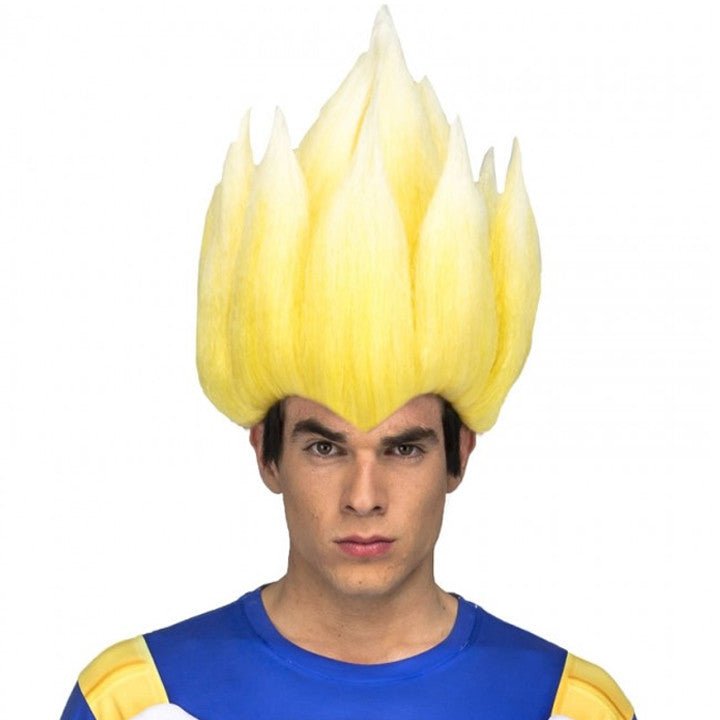Peruca Sayan Vegeta™ Adulto