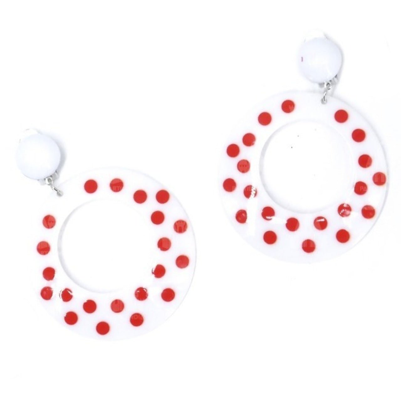 Brincos Flamenco Bolinhas