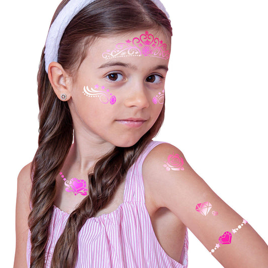 Stencil para Maquilhagem de Princesa infantil