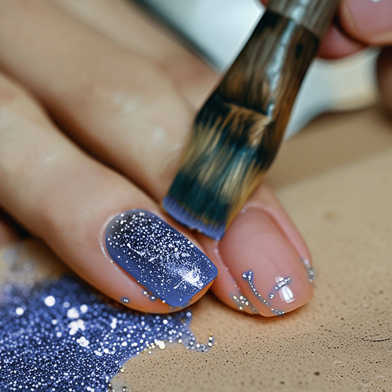 Purpurina Glitter Biodegradável Azul