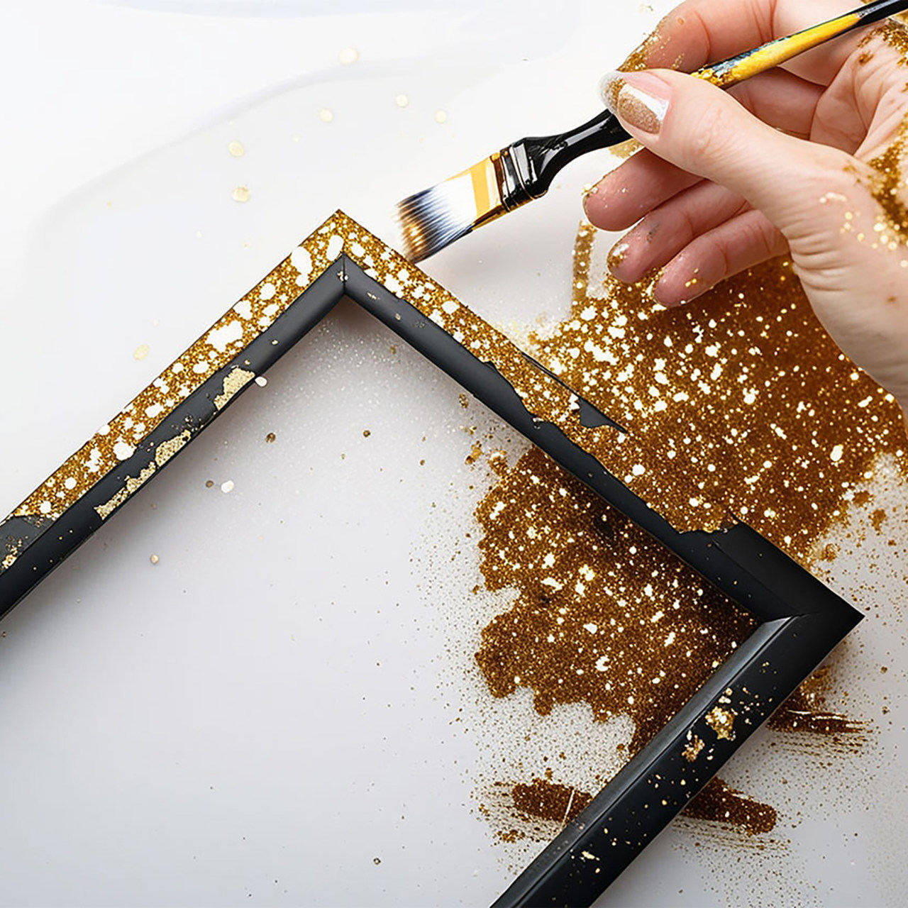 Purpurina Glitter Biodegradável Dourada