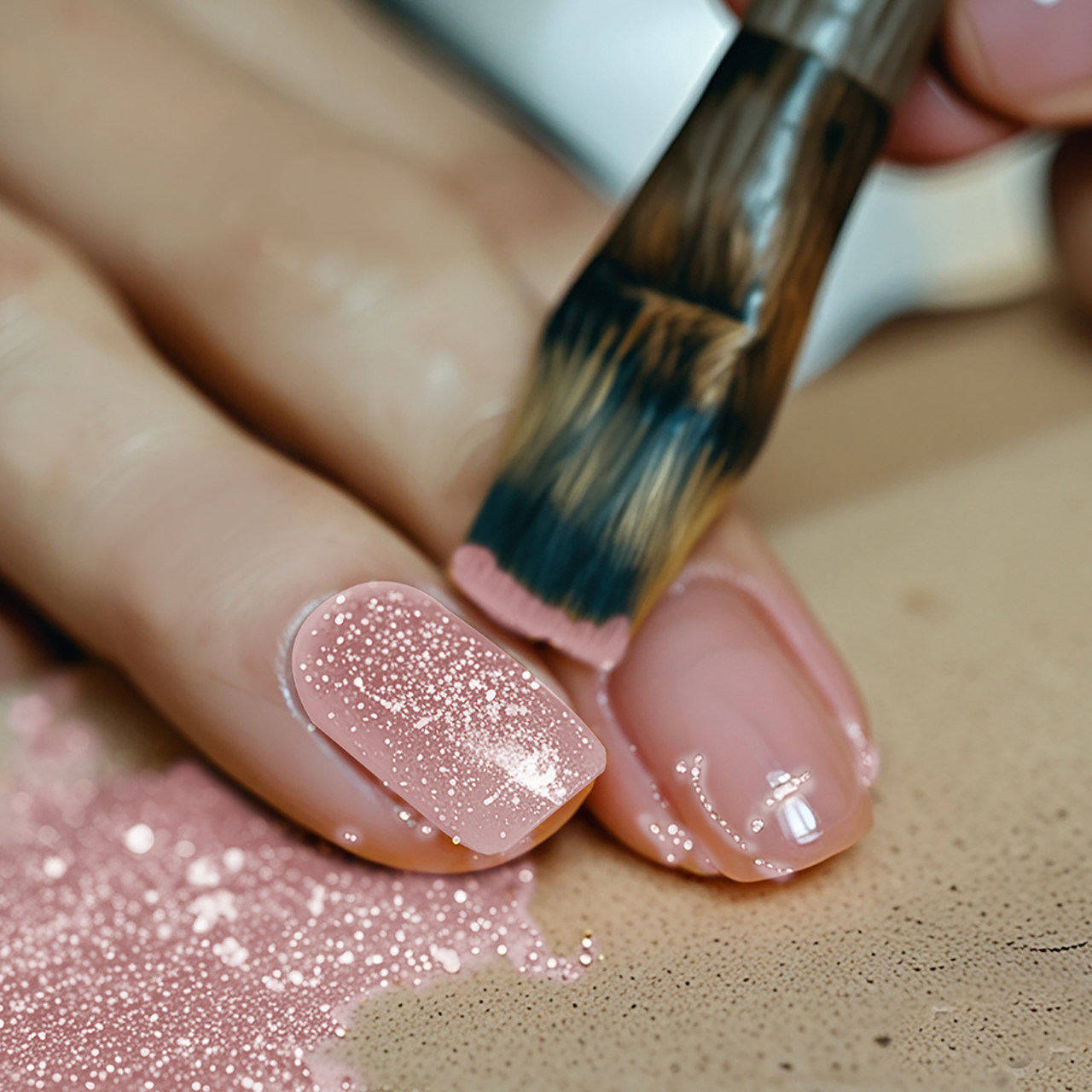 Purpurina Glitter Biodegradável Rosa