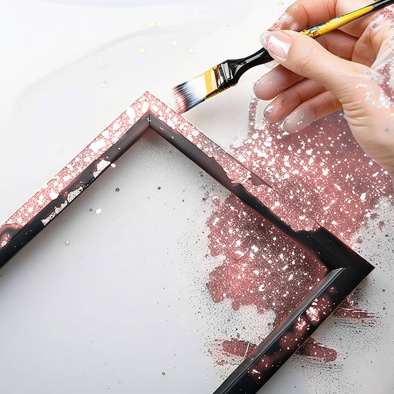 Purpurina Glitter Biodegradável Rosa