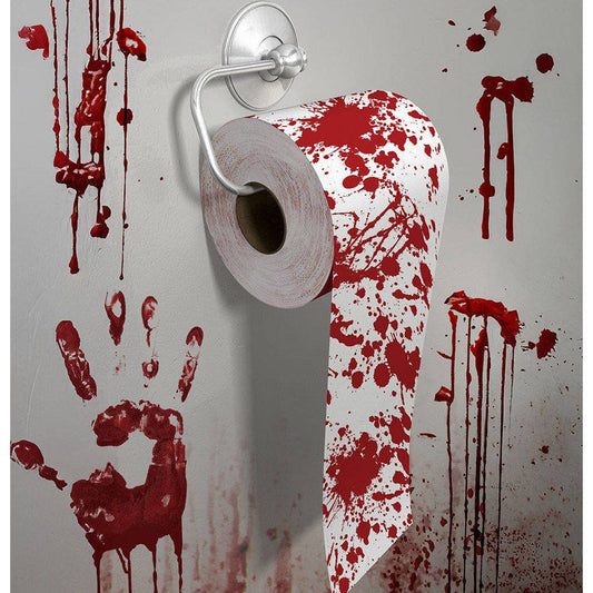 Rolo de papel higiénico Sangrento