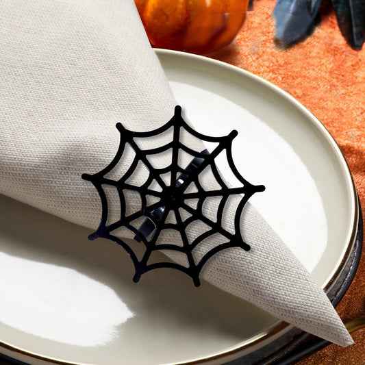 Porta-guardanapos Metálico de Teia de Aranha