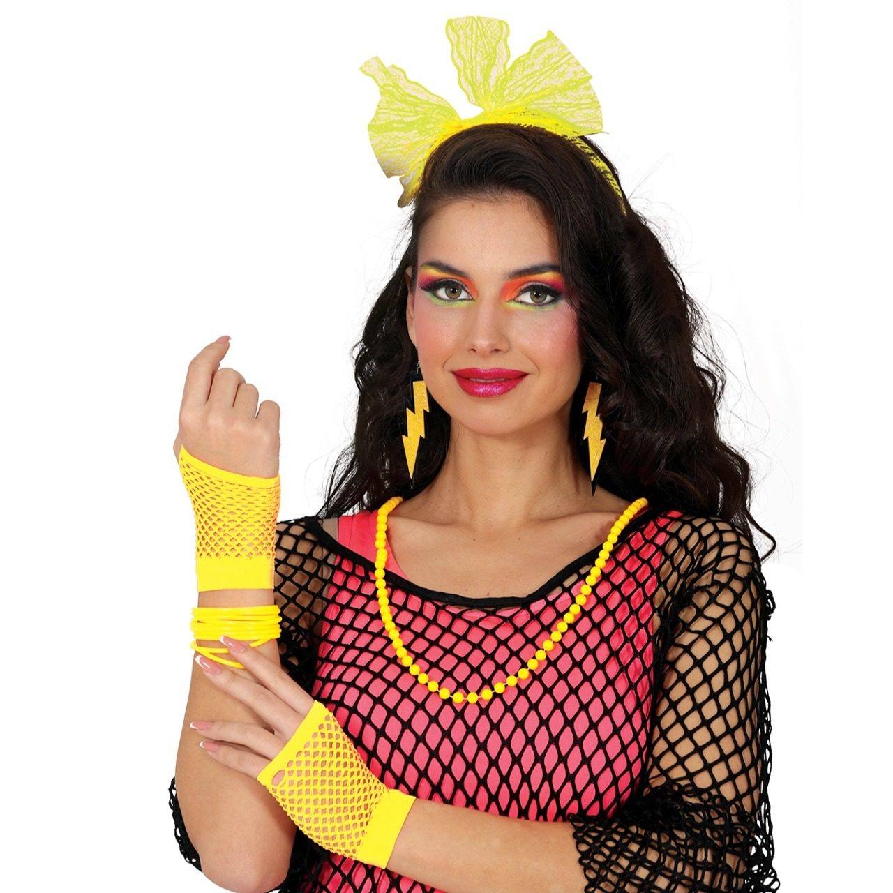 Conjunto dos Anos 80 Amarelo
