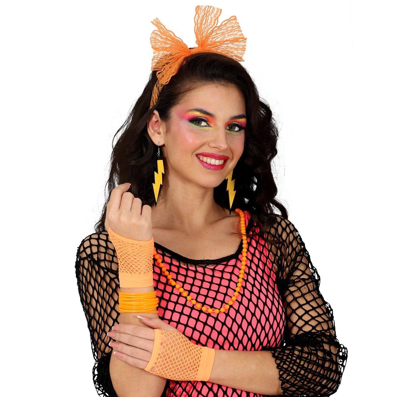 Conjunto de Anos 80 Laranja