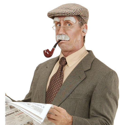 Conjunto de Sobrancelhas e Bigode Velho