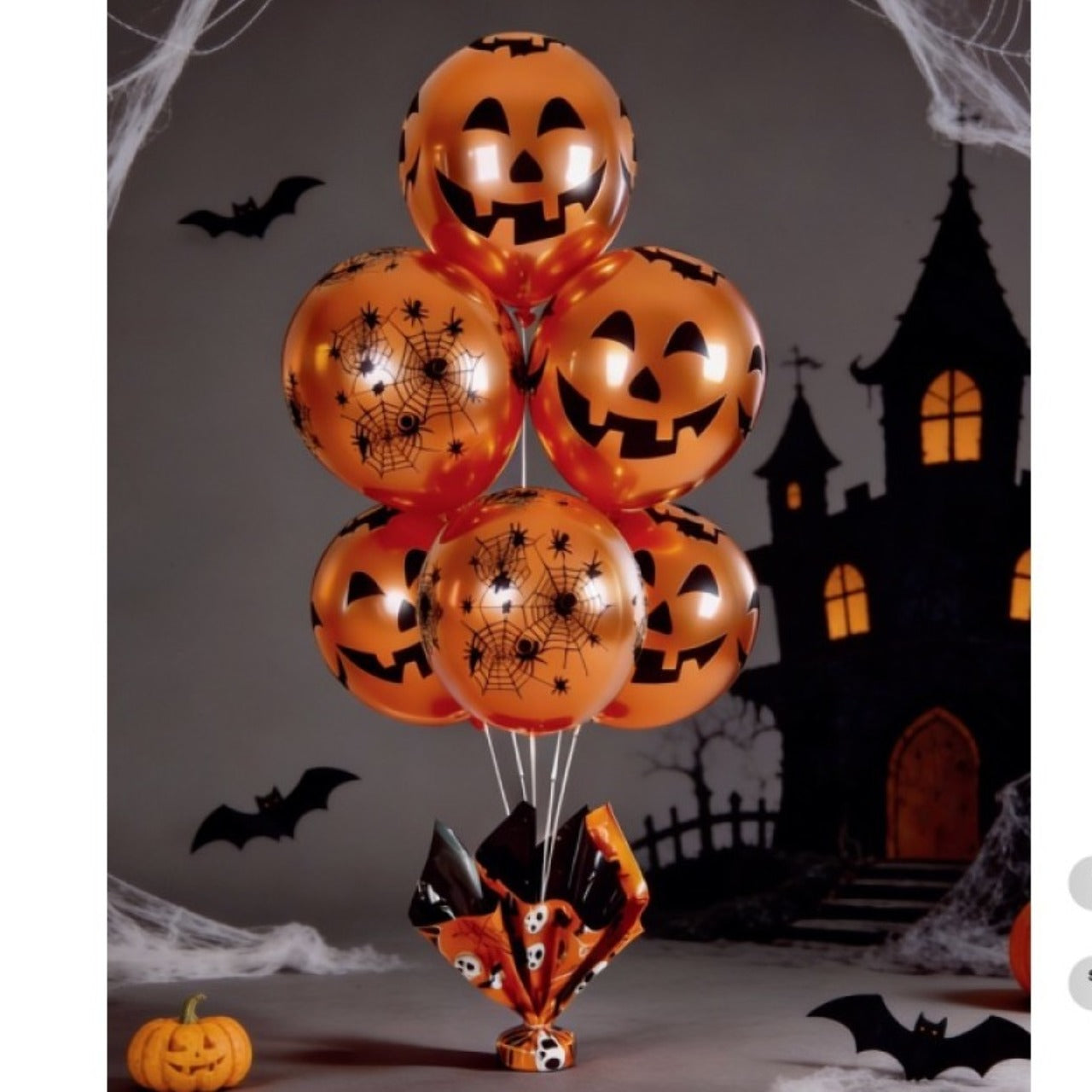Conjunto de Balões Halloween com Suporte